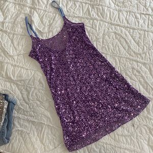 Free People sequin tunic dress